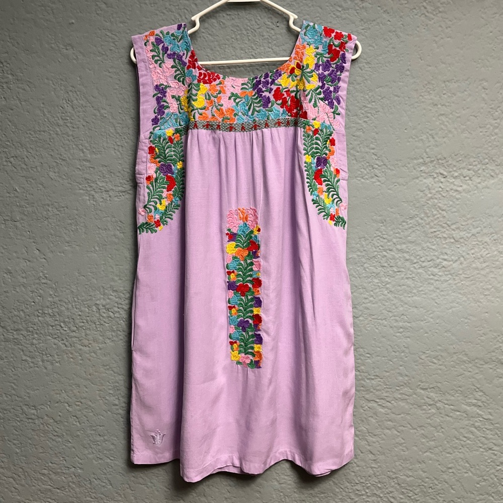 J Marie purple dress